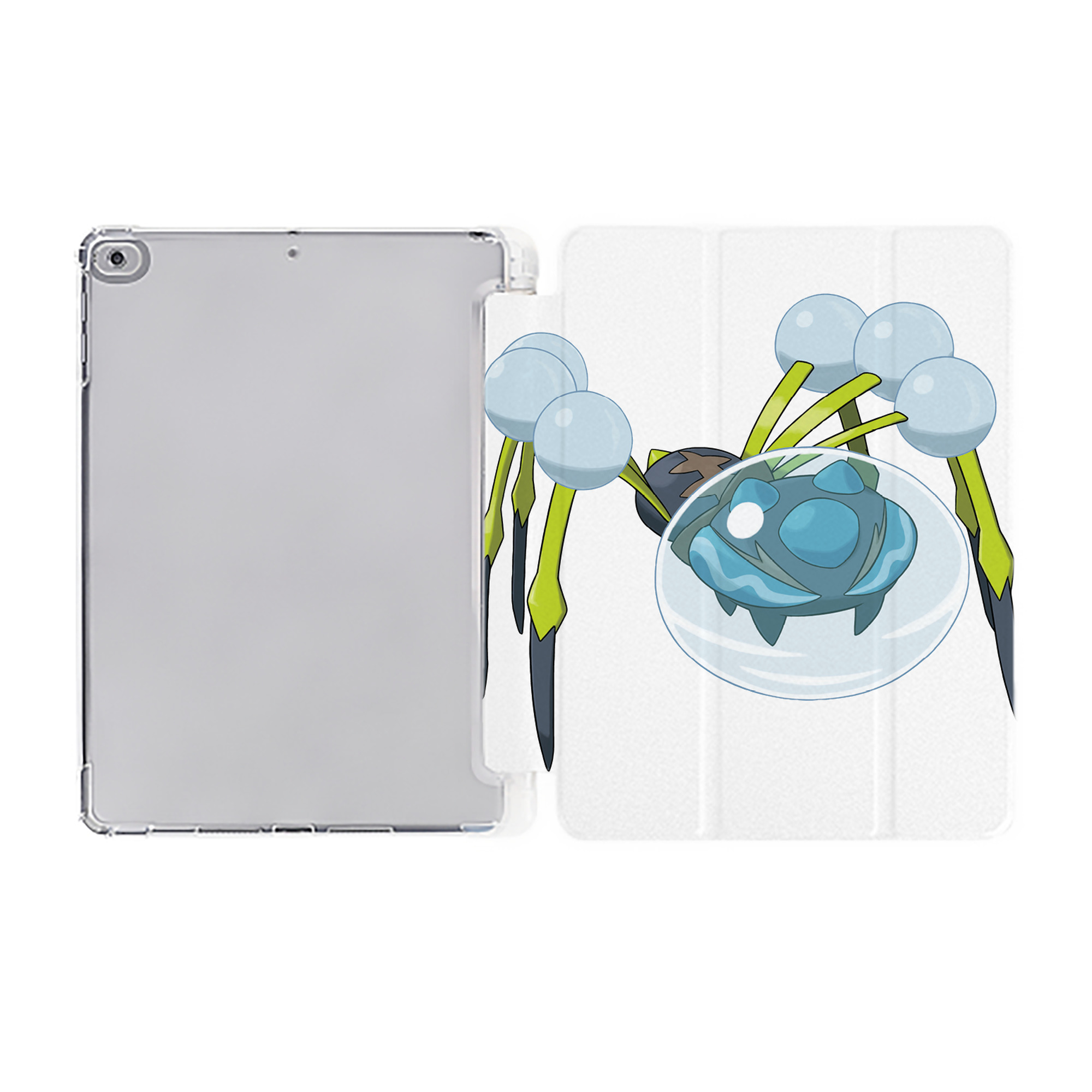 （画像用） ポケットモンスター Pokémon IPad ケース ペン収納付き 三つ折りスタンド PUレザー×シリコン 対応機種9.5/10.5/10.9インチ